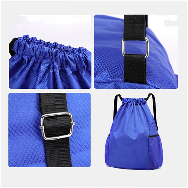 Drawstring Backpack Sport Gym Sackpack 6