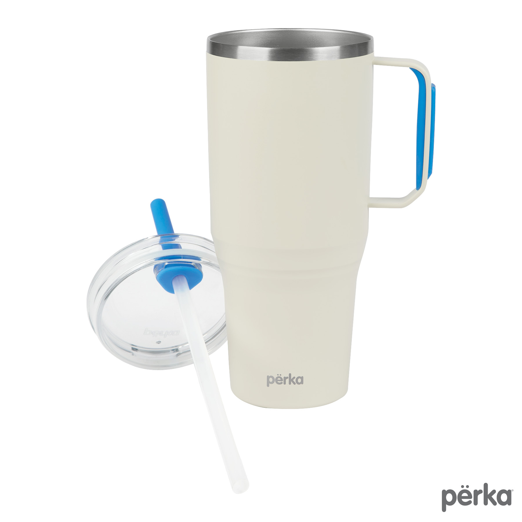 Perka® Portofino 36 oz. Double Wall Recycled Stainless Steel Travel Mug 42