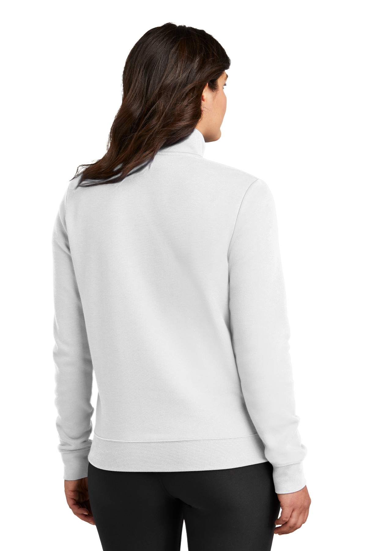 Nike Women's Club Fleece Sleeve Swoosh 1/2-Zip NKDX6720 30