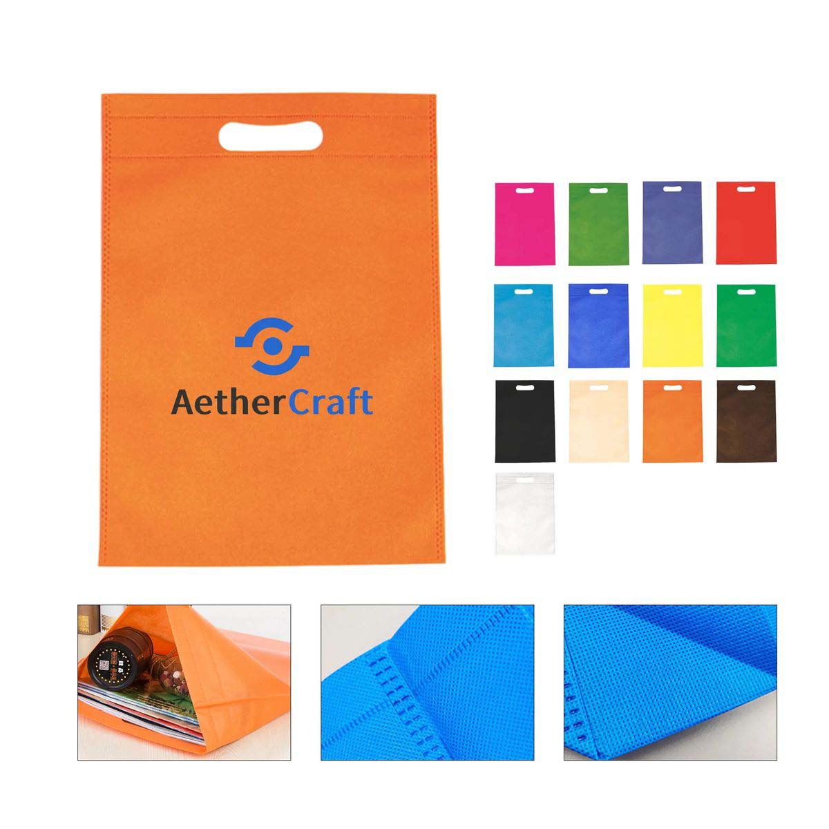Reusable Nonwoven Tote for Shopping and Events 9