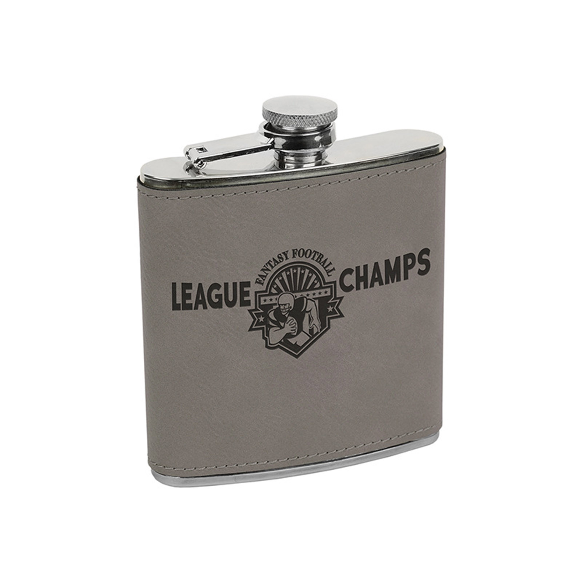 8 oz. Leatherette Stainless Steel Flasks 9