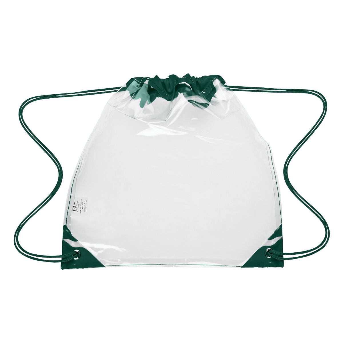 Touchdown Clear EVA Drawstring Backpack 11