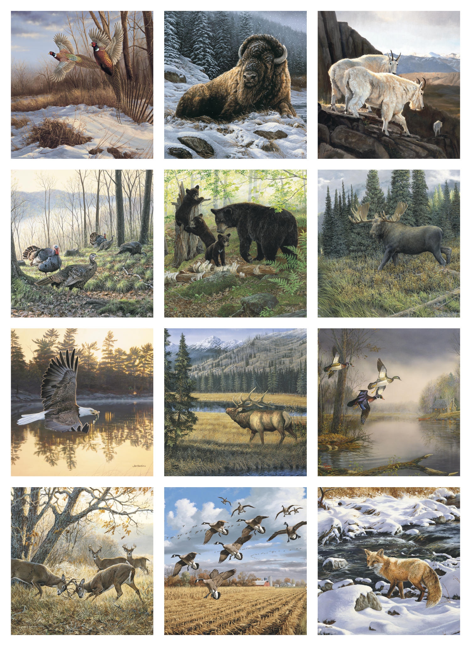 Triumph® Calendars Wildlife Art Calendar 57