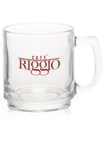 9 oz. Glass Coffee Mugs 8