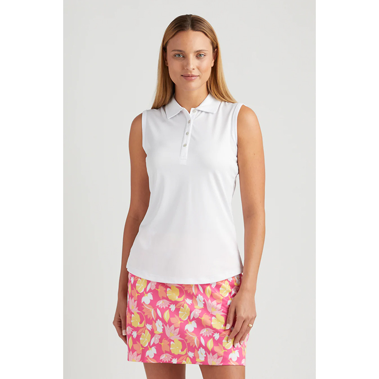 Bermuda Sands Ladies GiGi Solid Sleeveless Polo 2