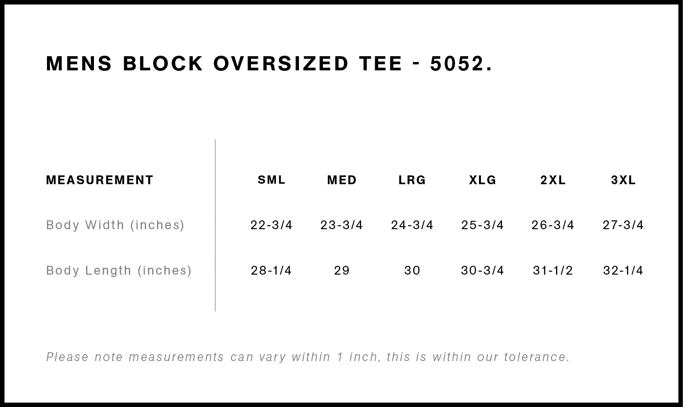 Block Oversized Tee | 5052 27