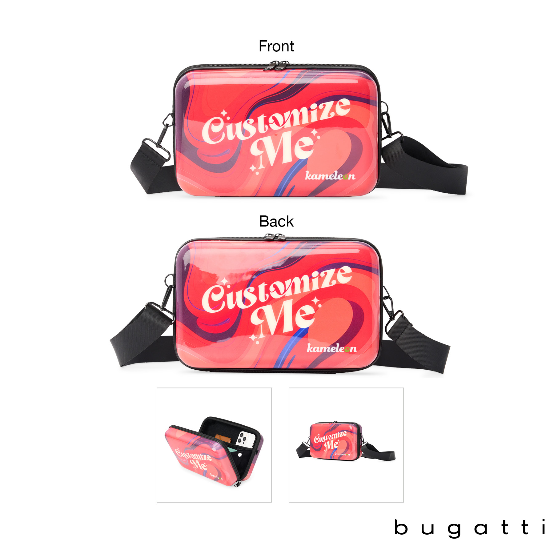 Bugatti Customizable Wide Crossbody Case 18