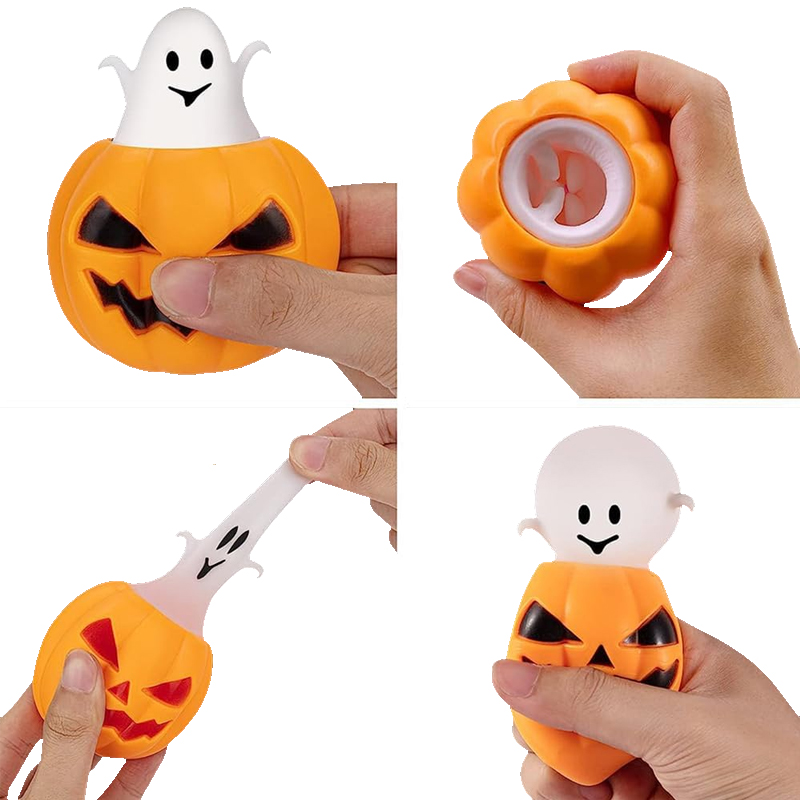 Halloween Funny Pumpkin Ghost Stress-Relieving Toy 2