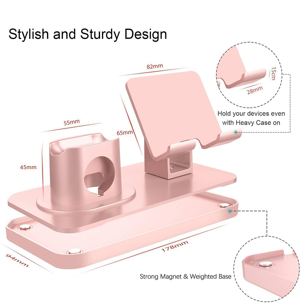 Phone Stand 3 In 1 Wireless Charging Station 2