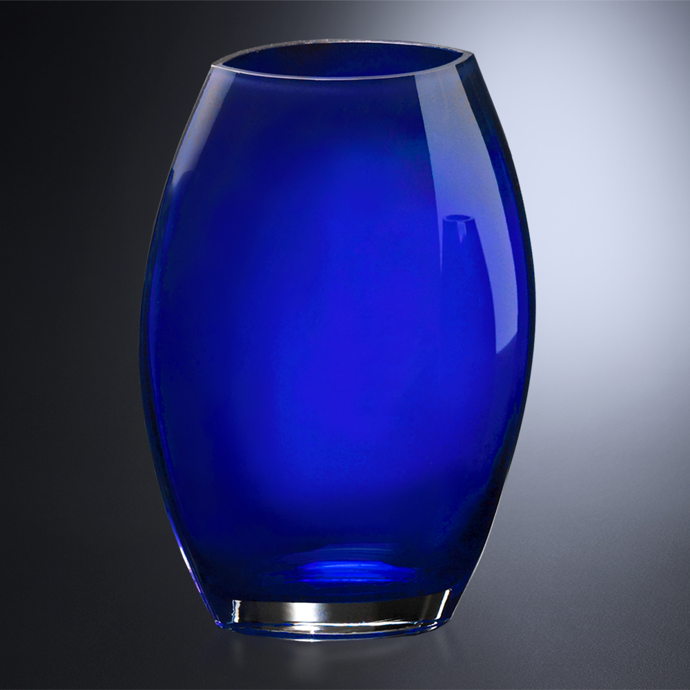 Cobalt Oval Vase 10