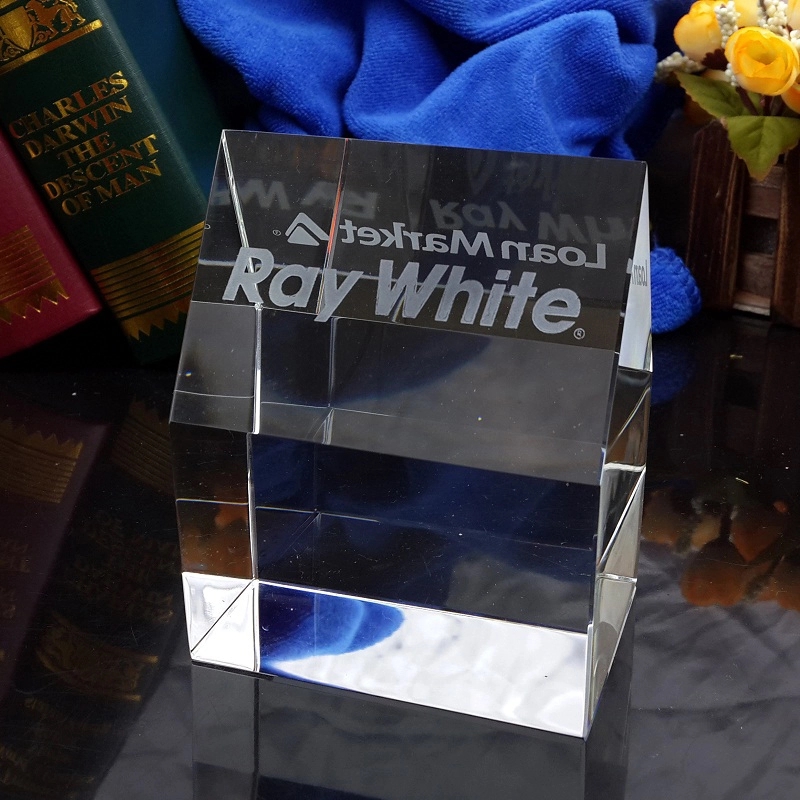 Crystal House Paperweight 2