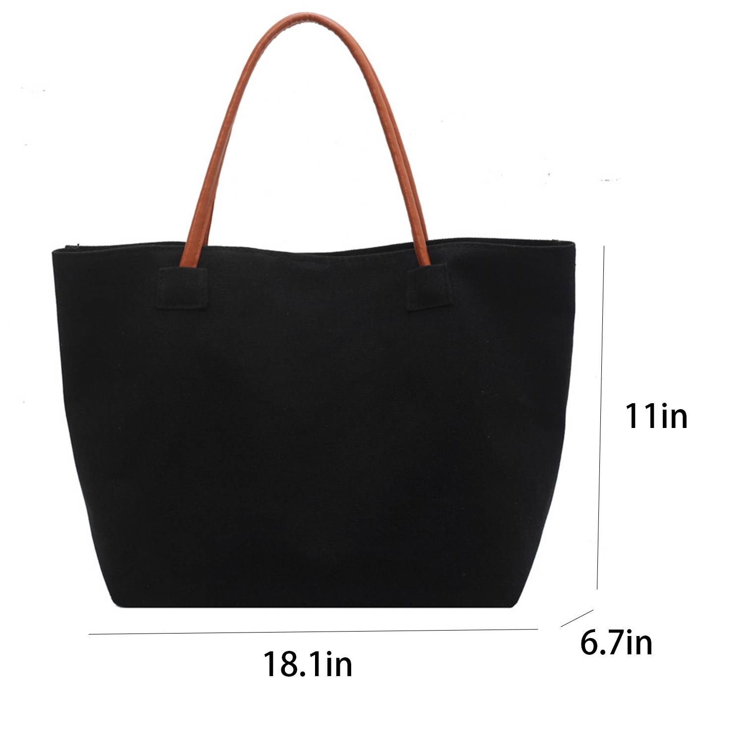 Canvas Tote Bag Student Casual Fashion, custom tote bag with logo imprint 5