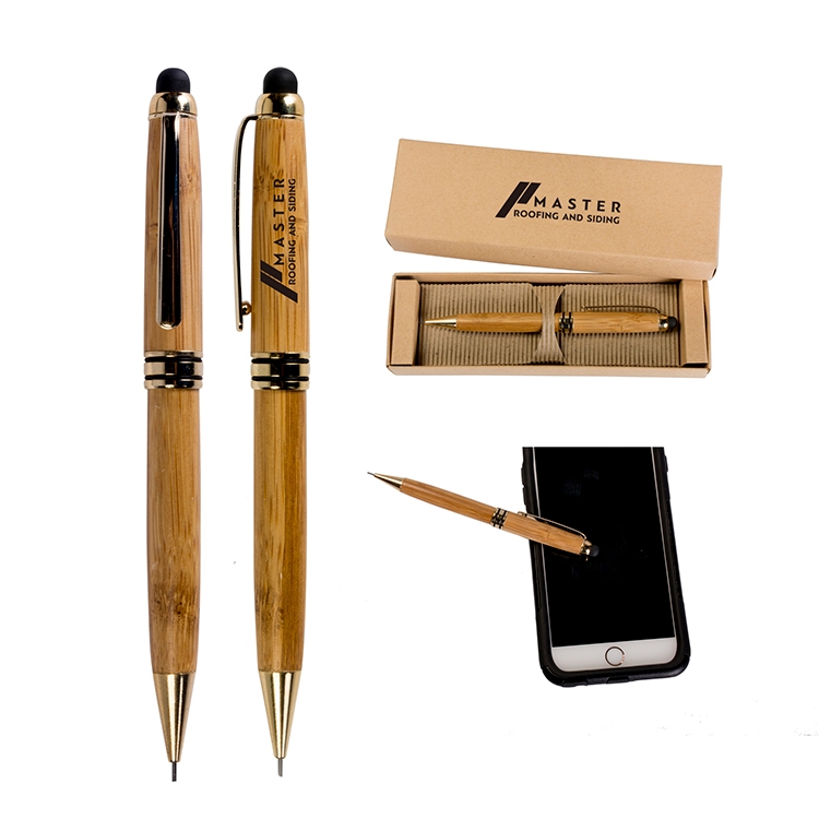 Bamboo Stylus Pencil with Deluxe Recyclable Paper Box 5
