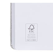 5” x 7” FSC® Recycled Pebble Hard Bound Journal 3