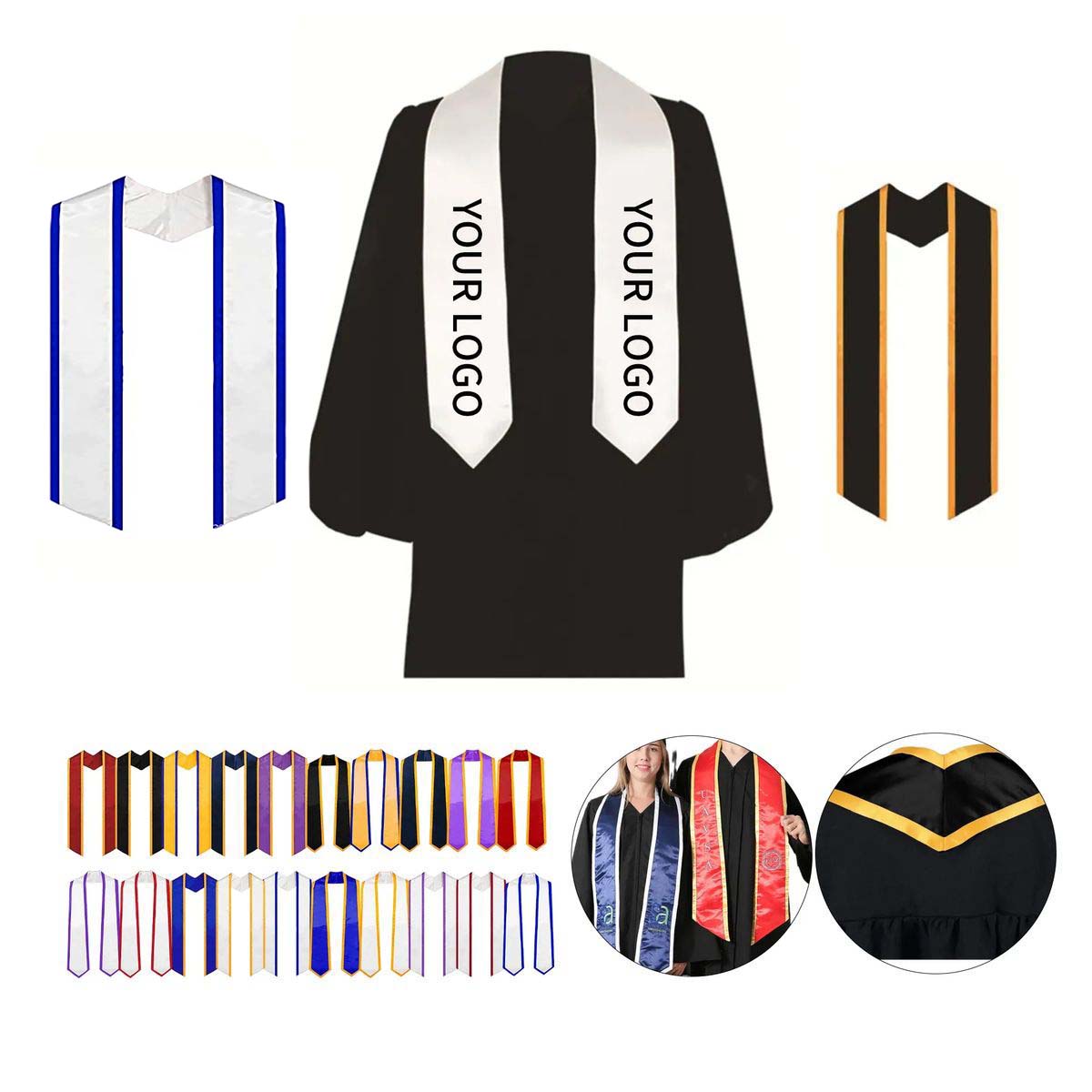 Elegant Polyester Sash Graduation Accessory 10