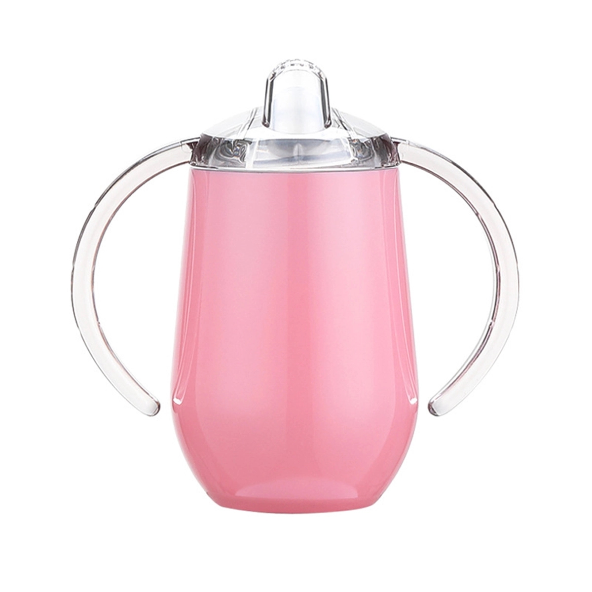 10Oz Custom Bpa Free Baby Feeding Sippy Cups Egg Shape 4