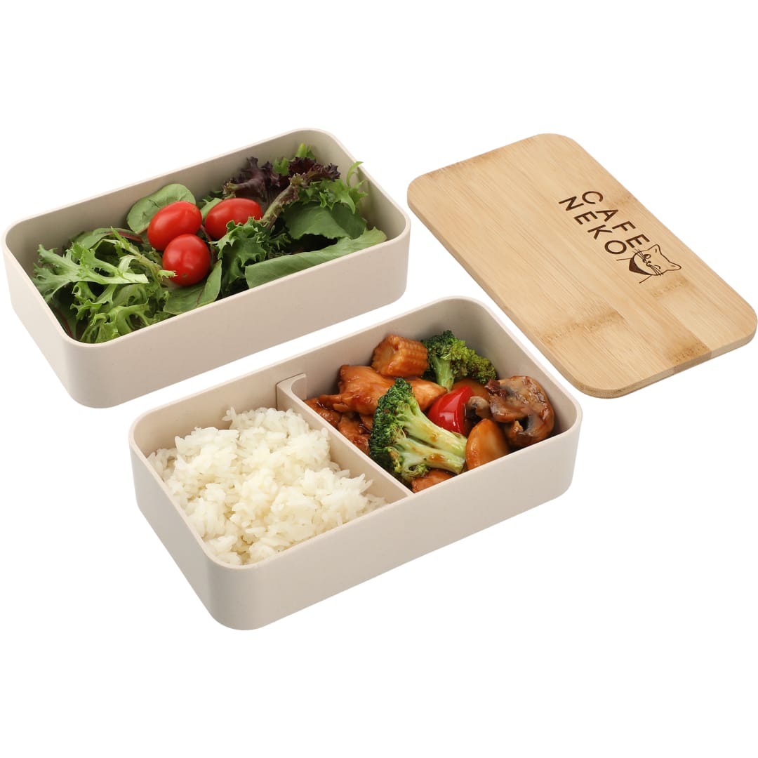 Stackable Bamboo Fiber Bento Box 95