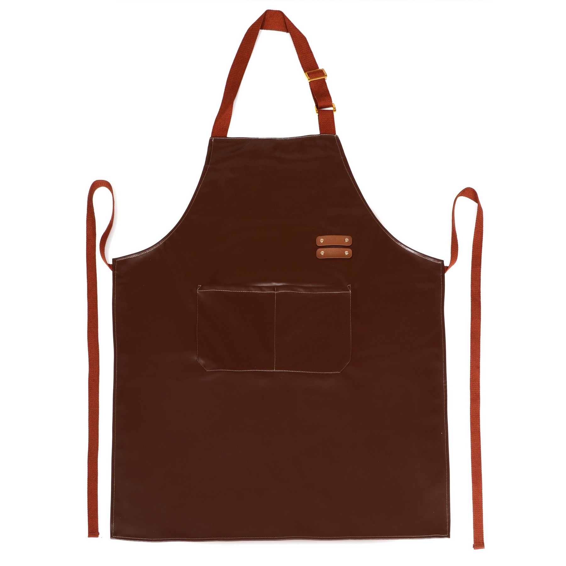 Full Color Heat Transfer Premium Water and Oil Repellent PU Leather Apron 4