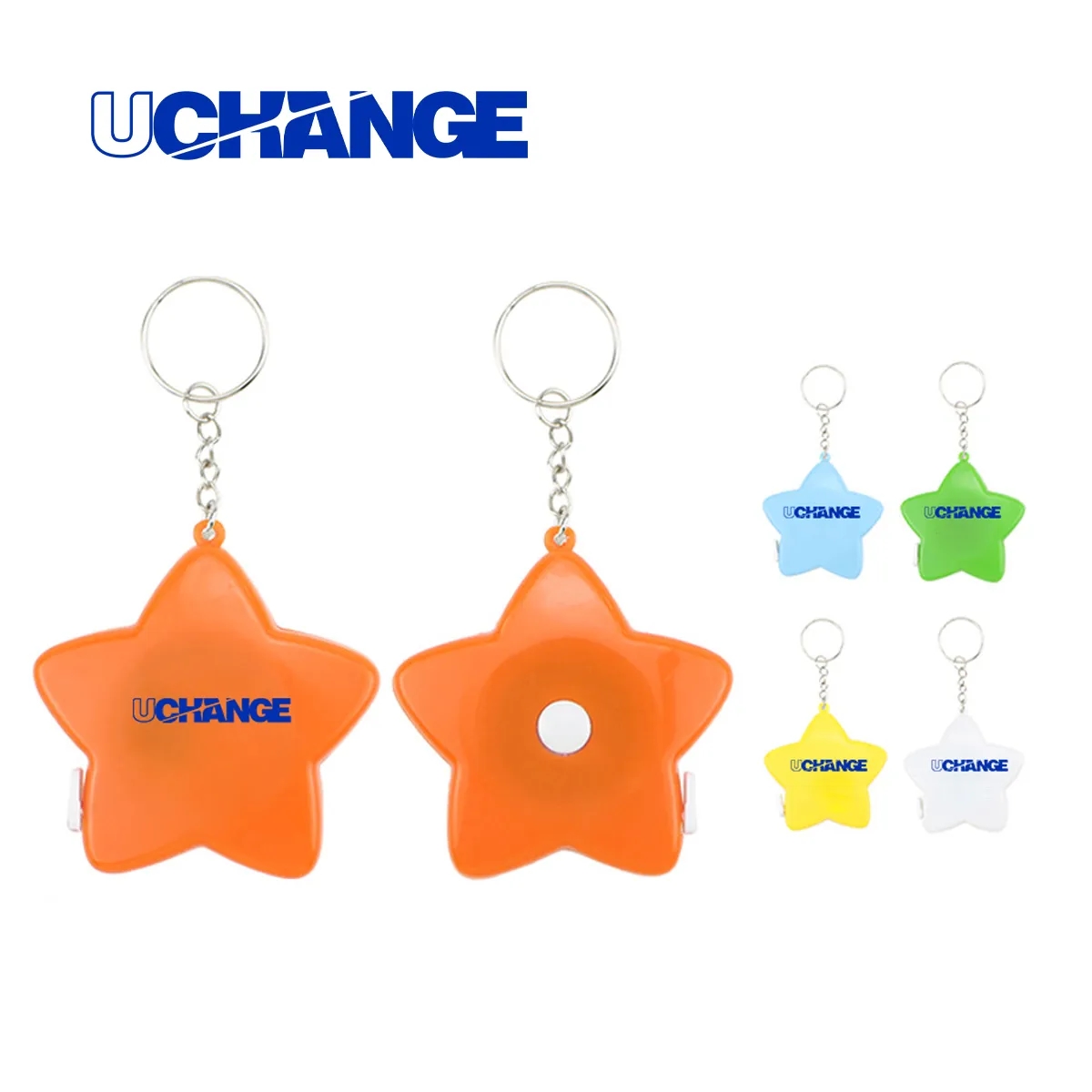 Star Tape Measure Keychain 60 Inch Retractable 3