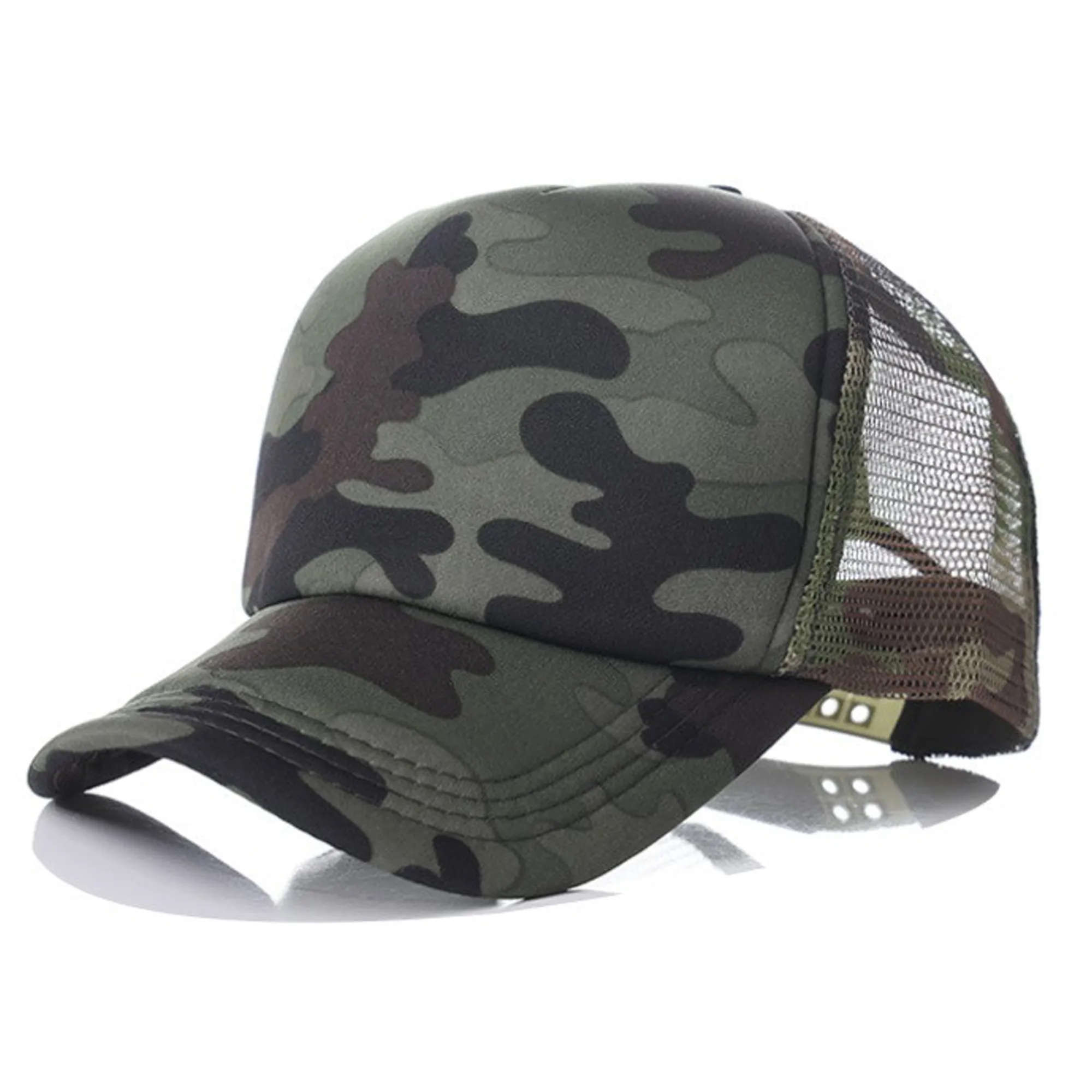 Camo Trucker Cap w/ Mesh 7