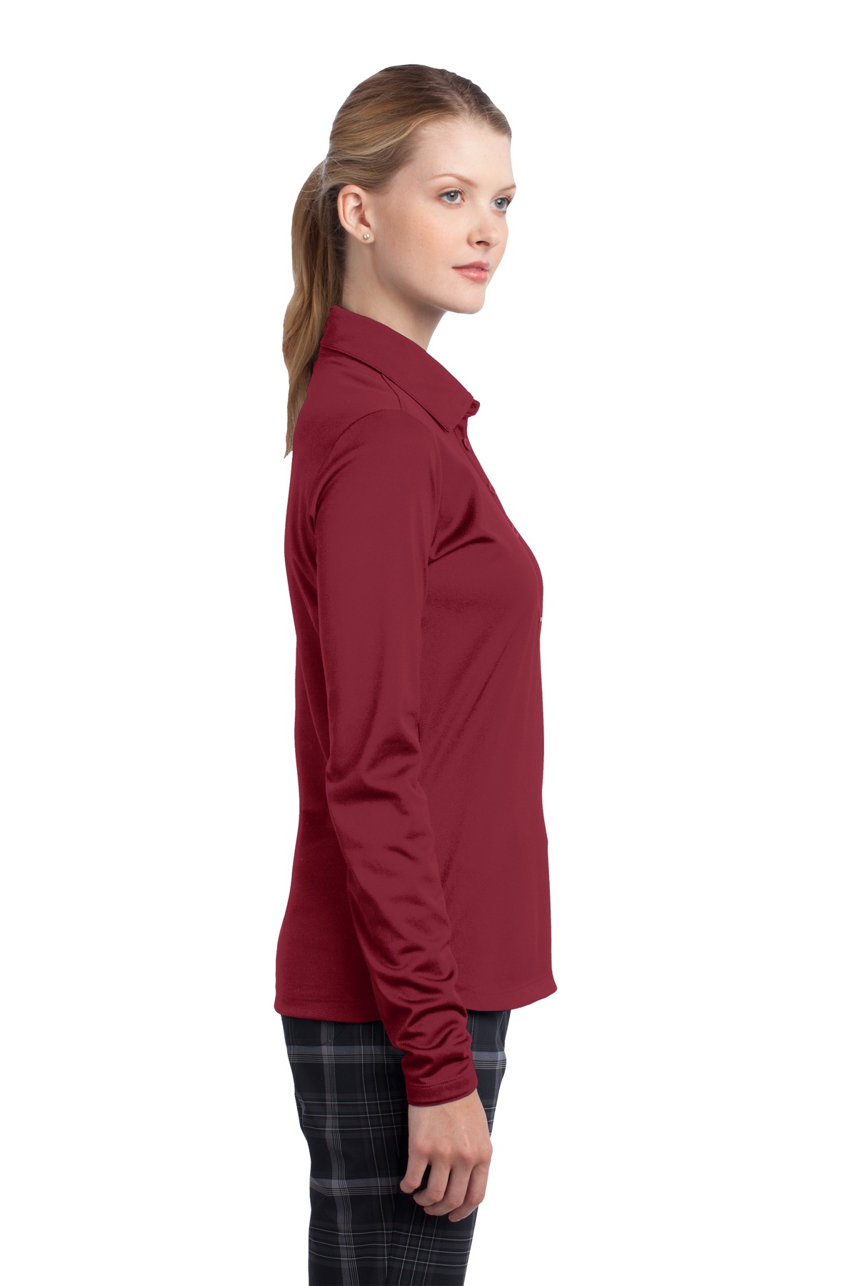 Nike Ladies' Long Sleeve Dri-FIT Stretch Tech Polo 16
