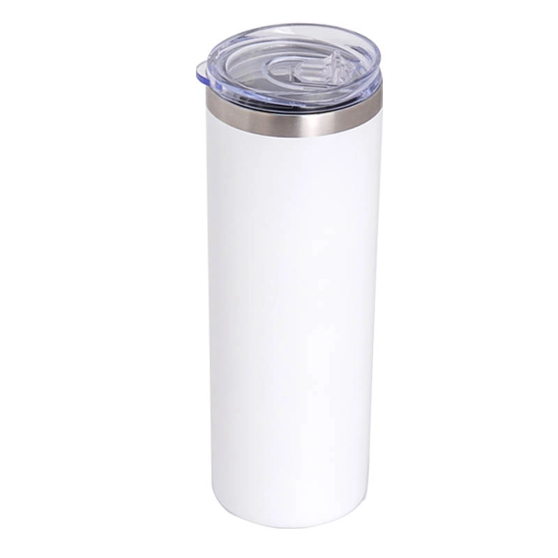20oz Stainless Steel Straight Slimming Cup With straw 6
