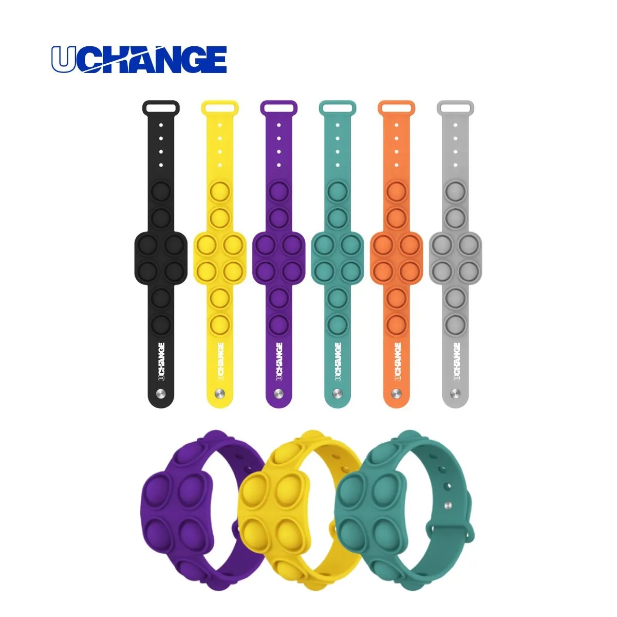 Wearable Pop Bubble Fidget Wristband Toy 1