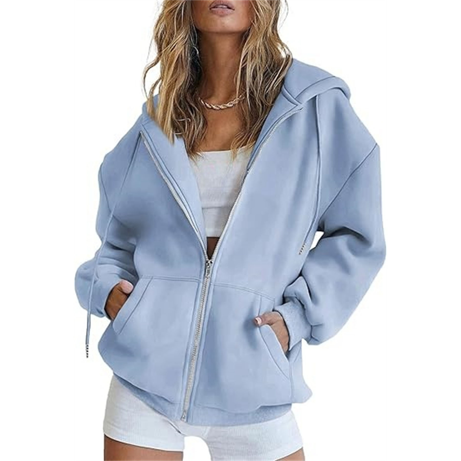 Women's Hoodies Casual Long Sleeve Track Jacket 8