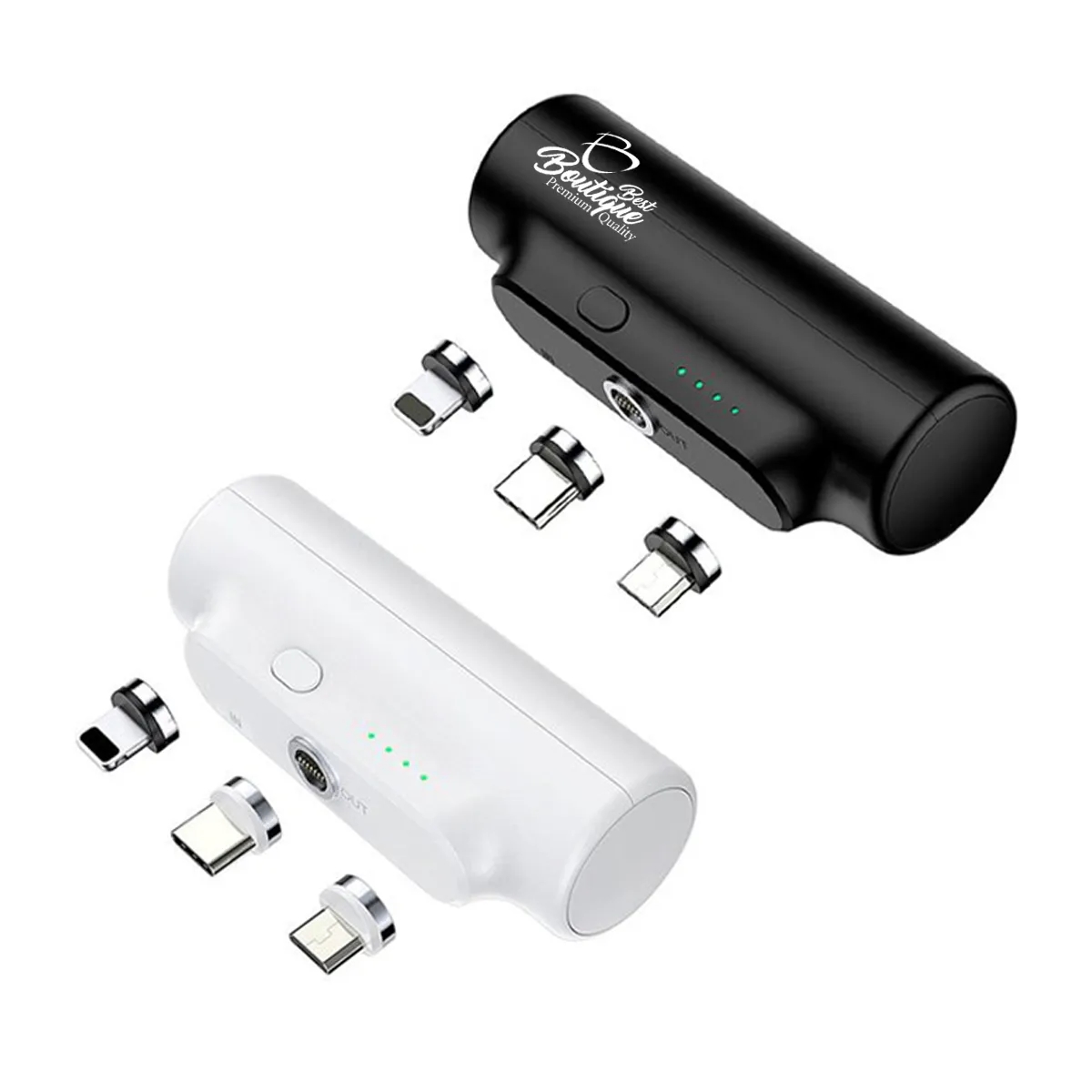 3-In-1 Mini Portable Magnetic Plug Power Bank Station 3
