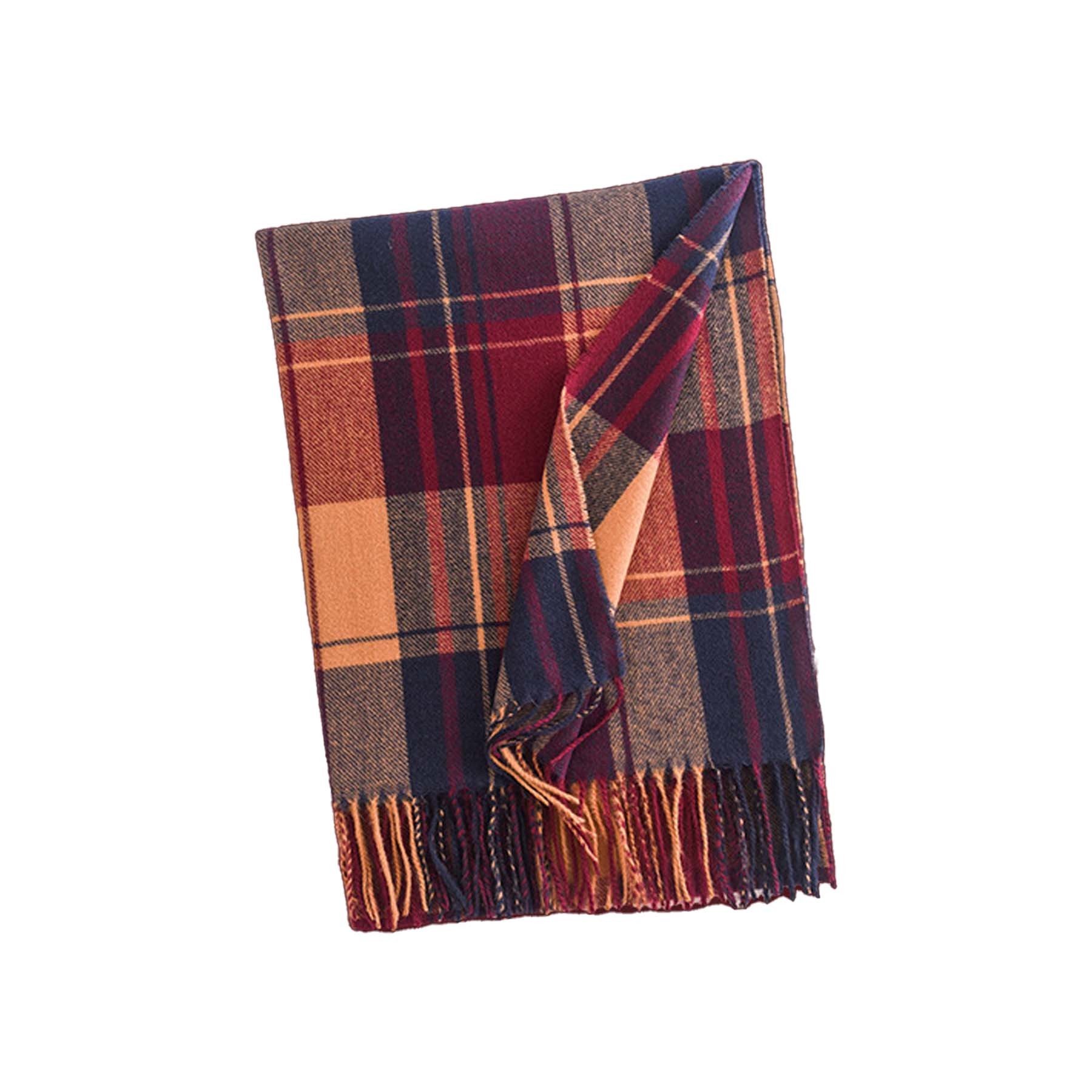 Classic Winter Plaid Christmas Scarf 5