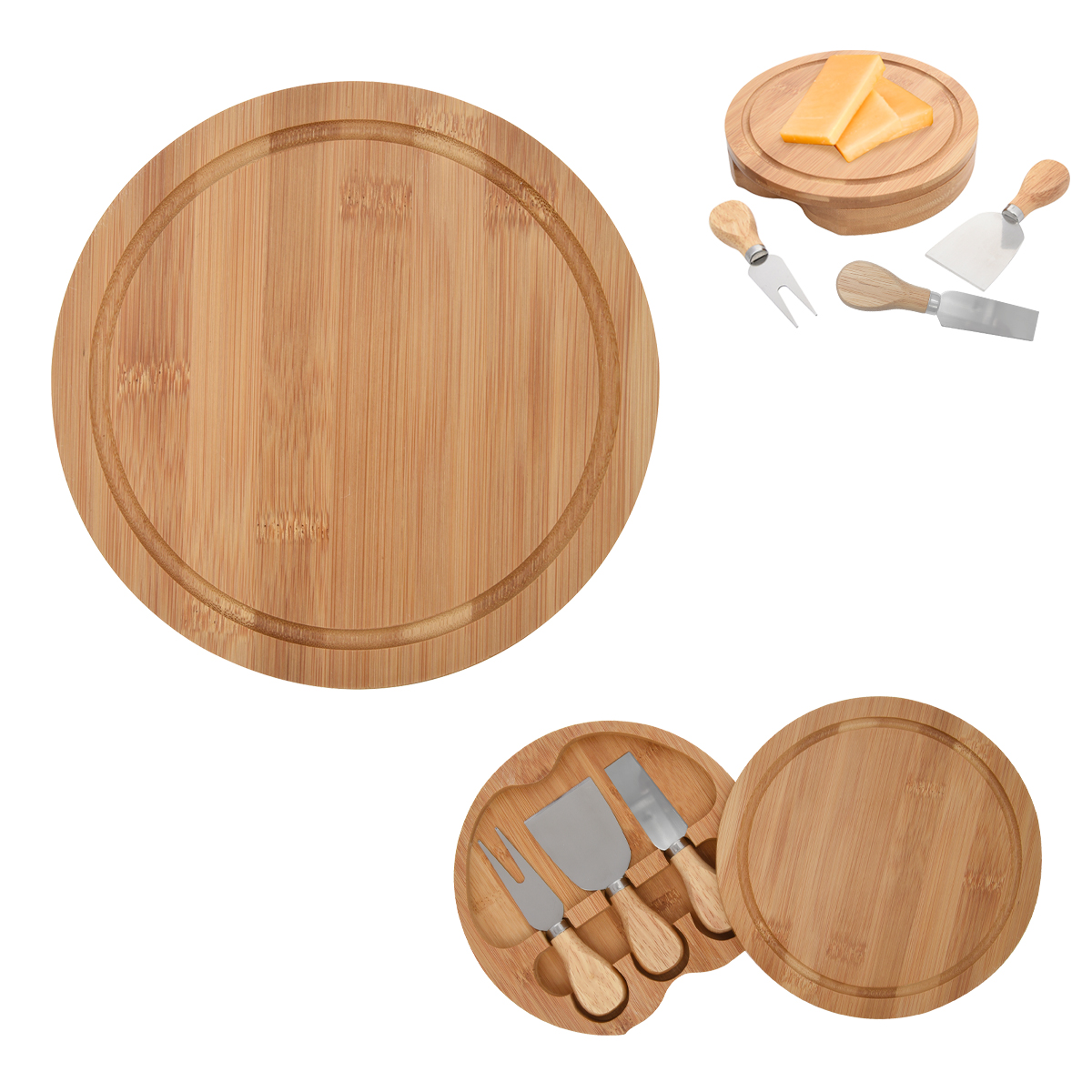 3-Piece Bamboo Cheese Server Kit 10