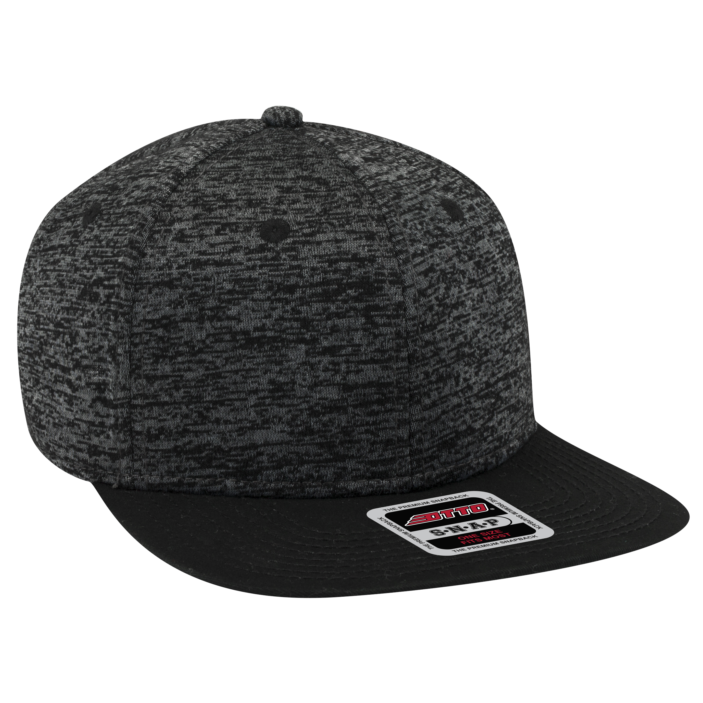 OTTO CAP® OTTO SNAP 6 Panel Mid Profile Snapback Hat 8