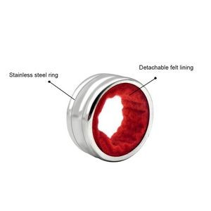 Stylish Dual Ring Shaped Wine Drip Stopper Collar 9