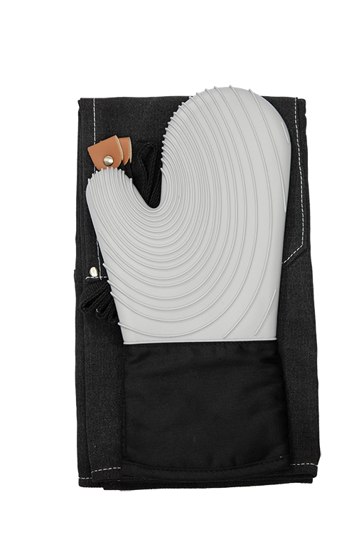 Premium Gift Set - Canvas Apron & Silicone Oven Mitt 2