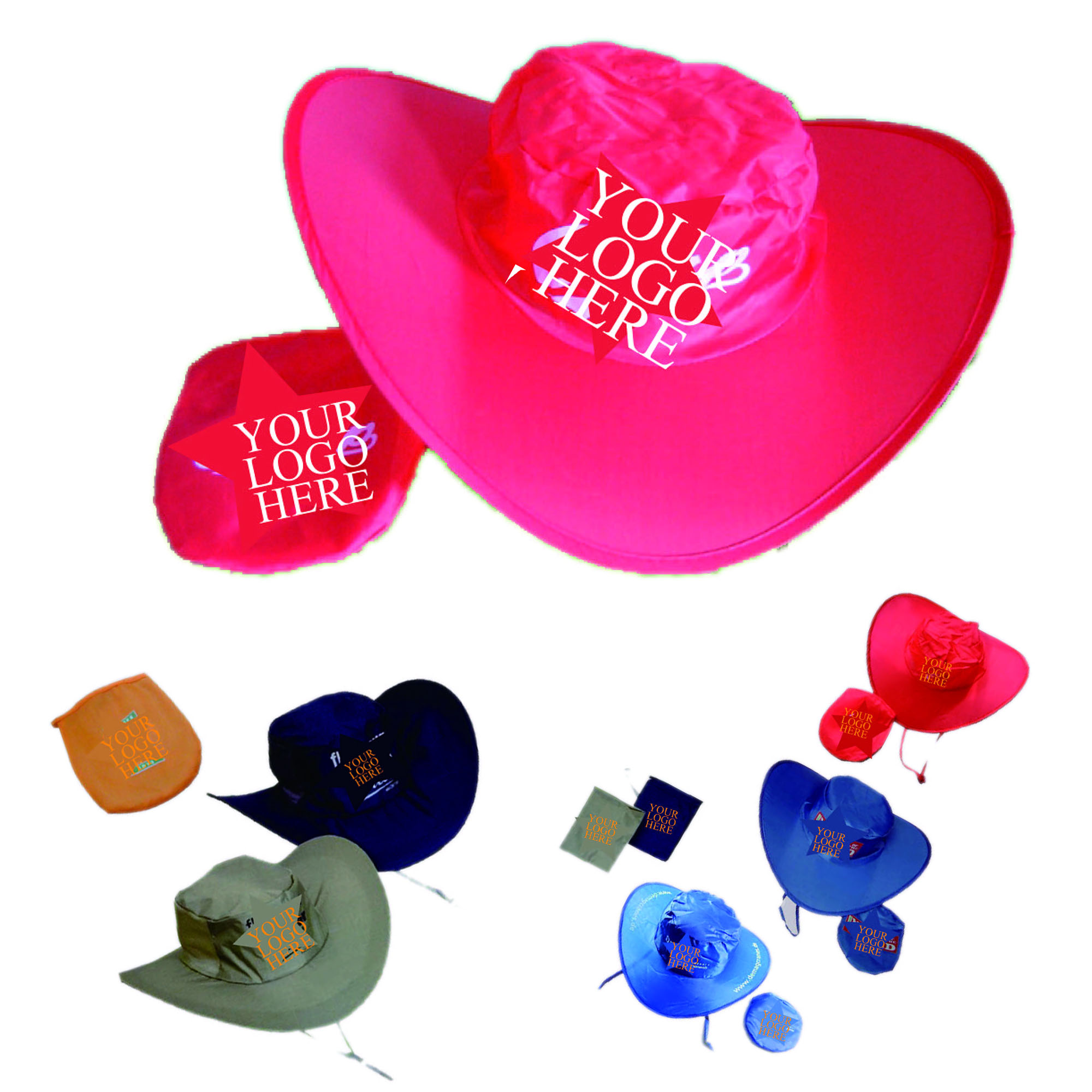 Polyester Foldable Cowboy Hat 3