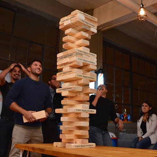 Jumbo Toppling Tower Blocks Game (Blank) 2