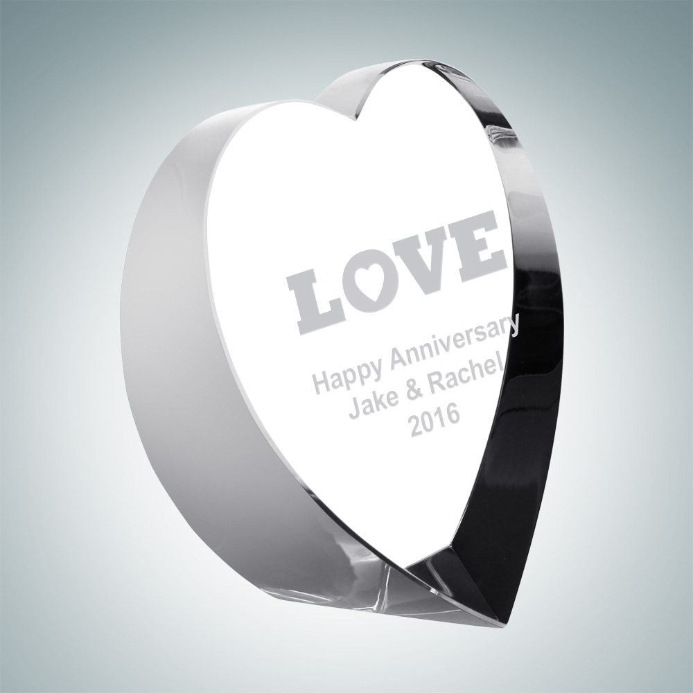 Cryatal Always in my Heart Paperweiht 3