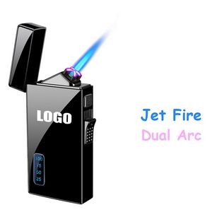 Rectangle Dual Usage Electric Arc And Jet Fire Lighter With USB Charging 11