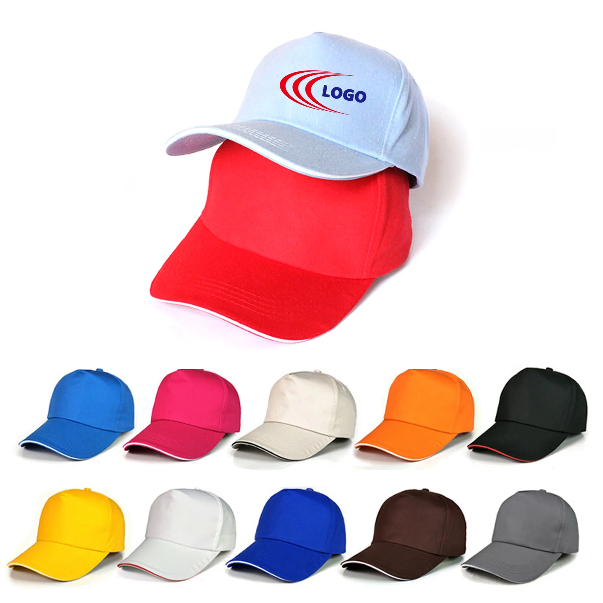 Embroidery 100% Cotton Baseball Cap