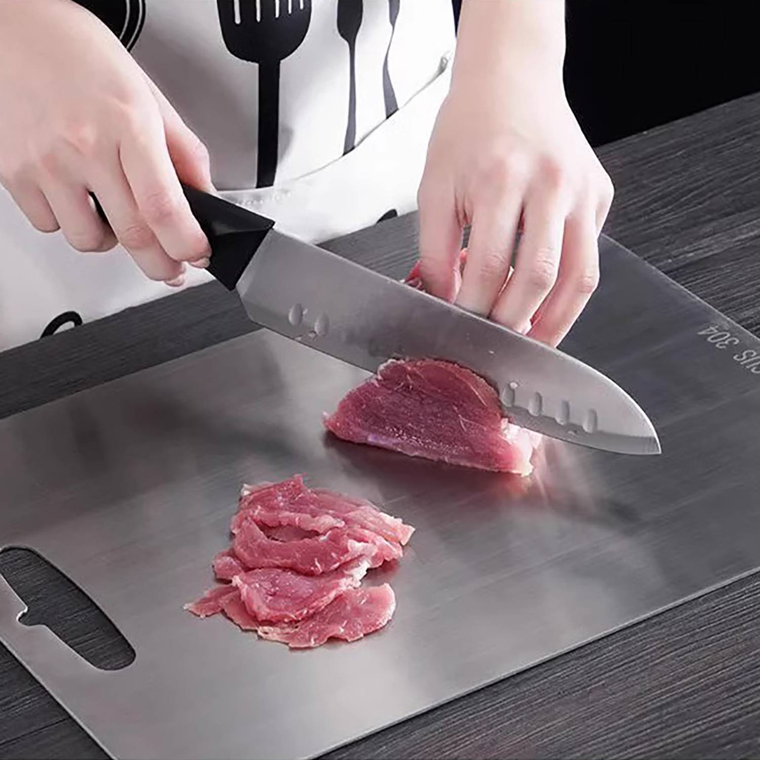 Stainless Steel Antibacterial Cutting Board 7