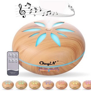 550ml Wood Grain Ultrasonic Aromatherapy Humidifier 5