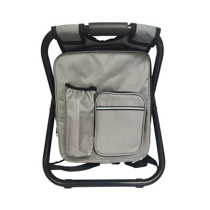 Outdoor Folding Backpack Insulated Cooler Chair 6