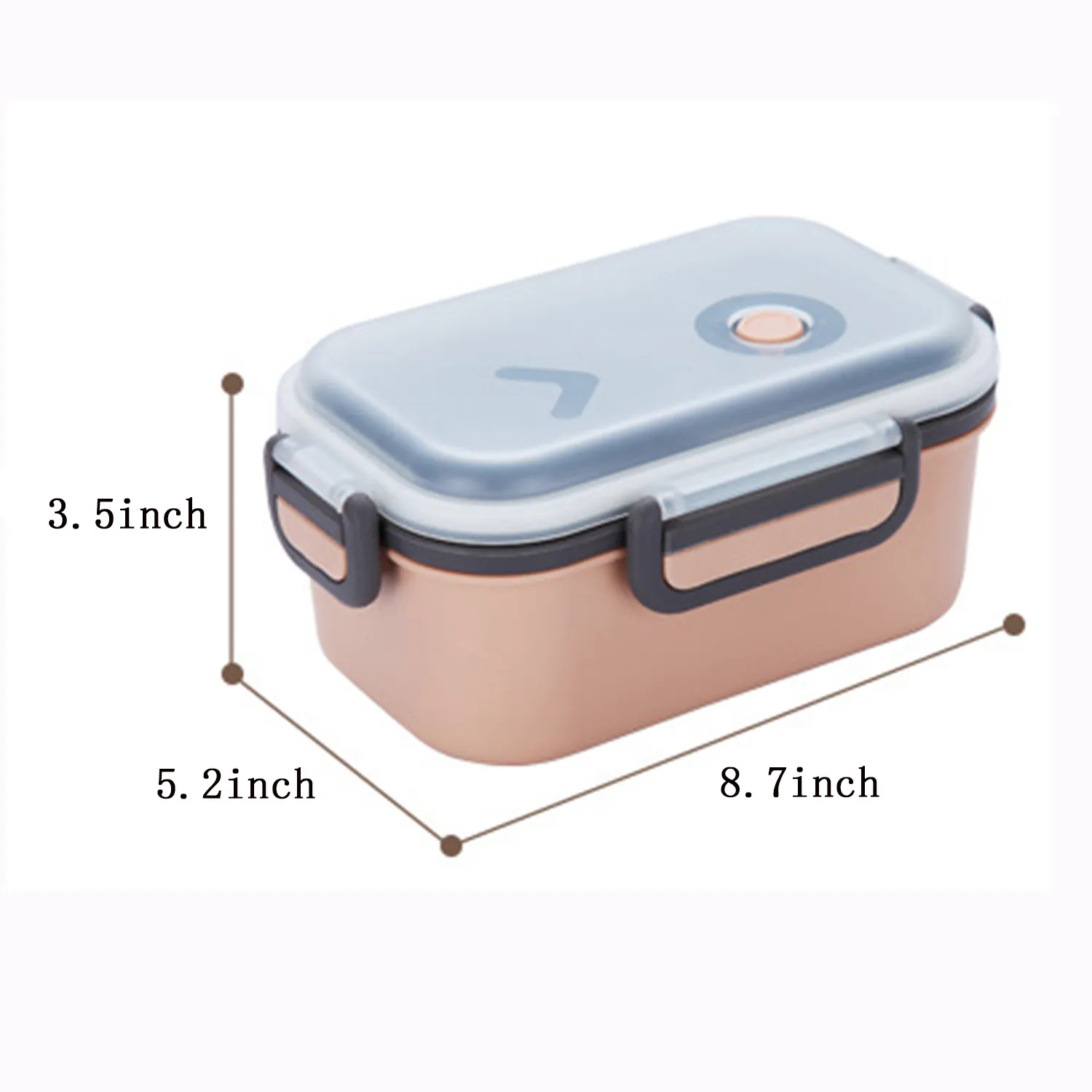 Portable Double-Layer Sealed Lunch Box 3