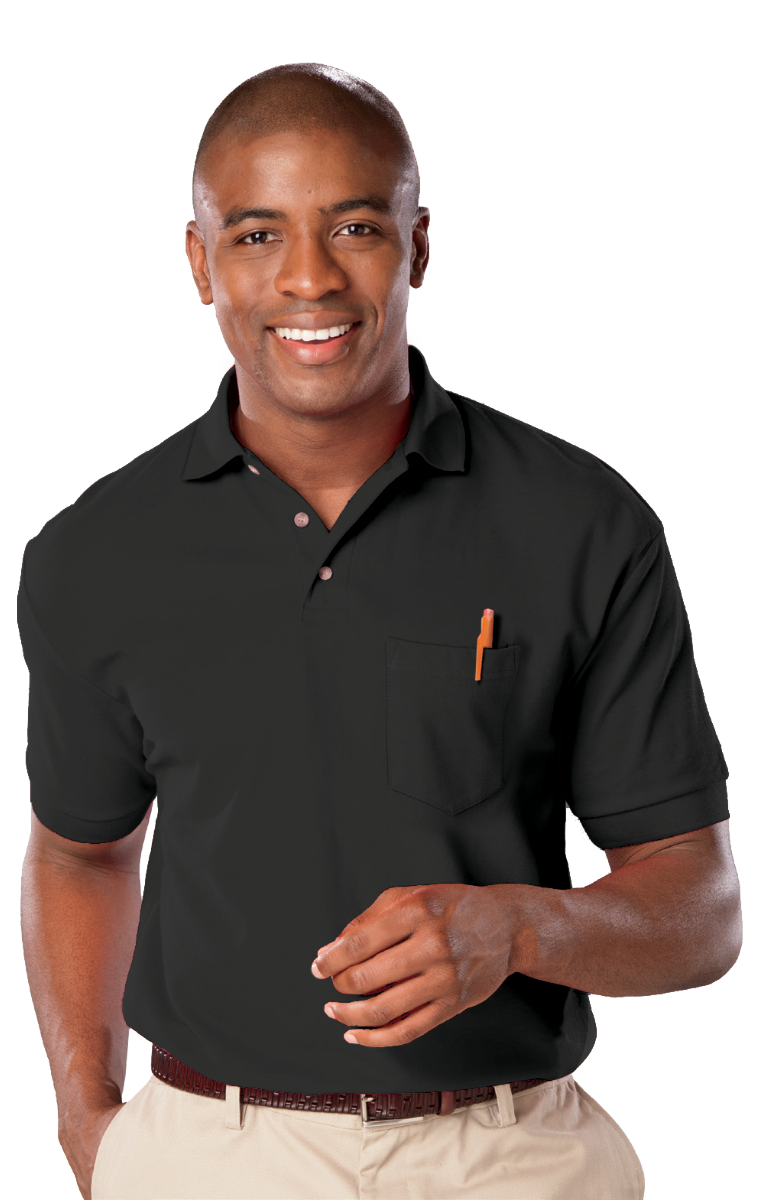 Adult Superblend Short-Sleeve Pocketed Polo 12