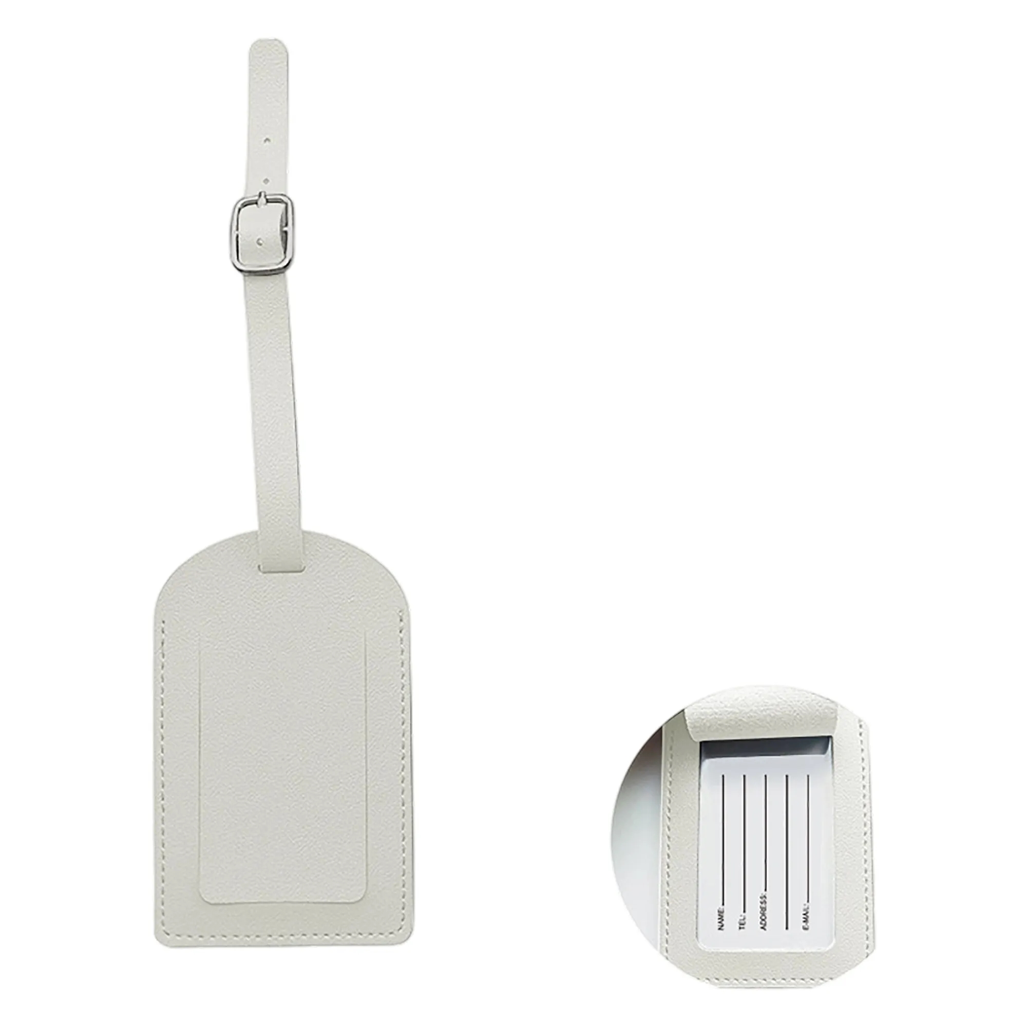 Soft PU Leather Travel Tag for Suitcases and Bags 4