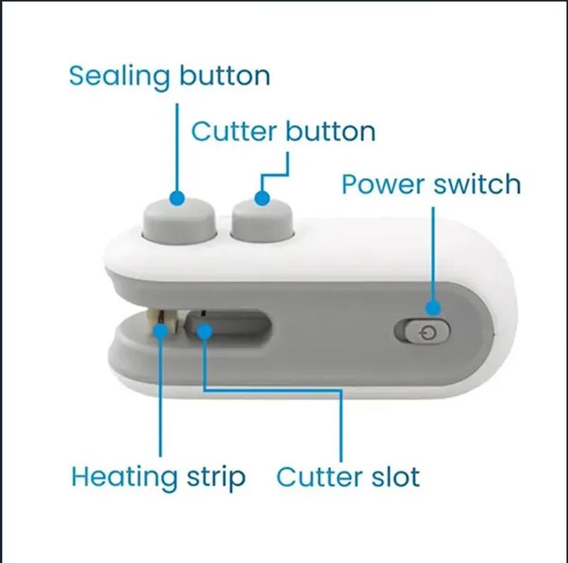 Mini Sealing Machine with Cutter 3