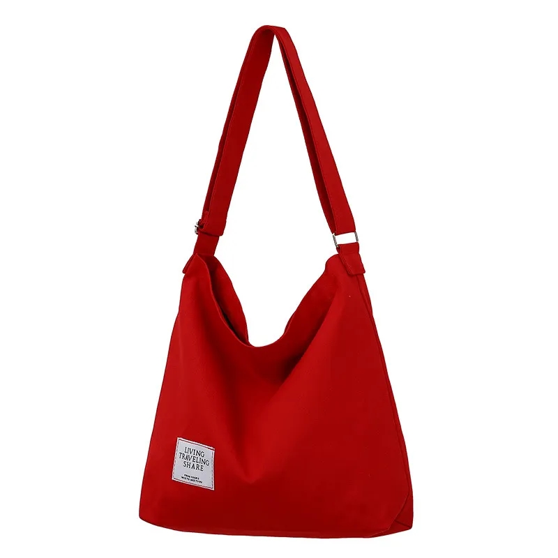 Women's Retro Large Size Canvas Shoulder Bag 3