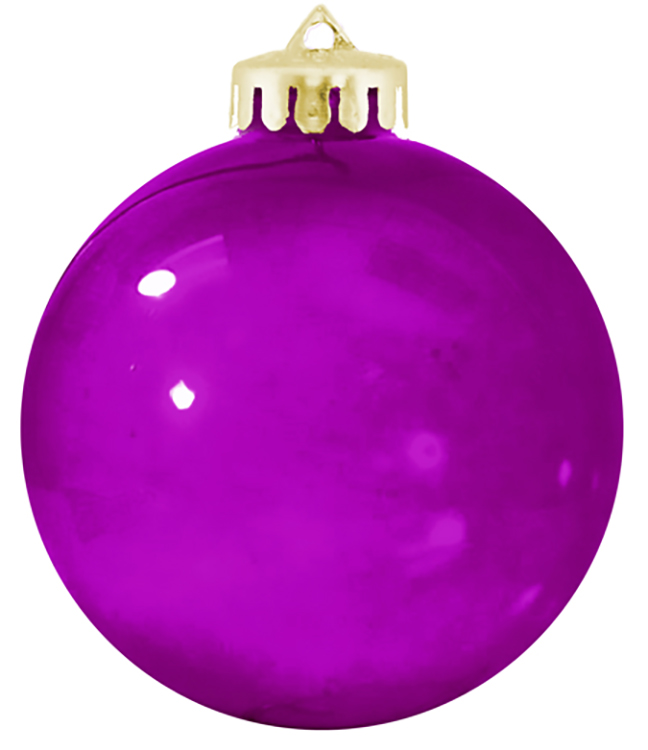 Round Glossy Shatterproof Ornaments 20