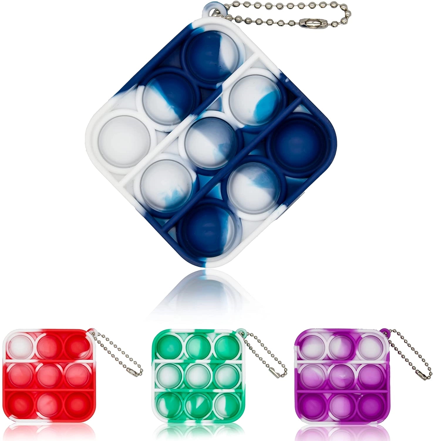 Push Bubble Sensory Fidget Toys Keychains 2