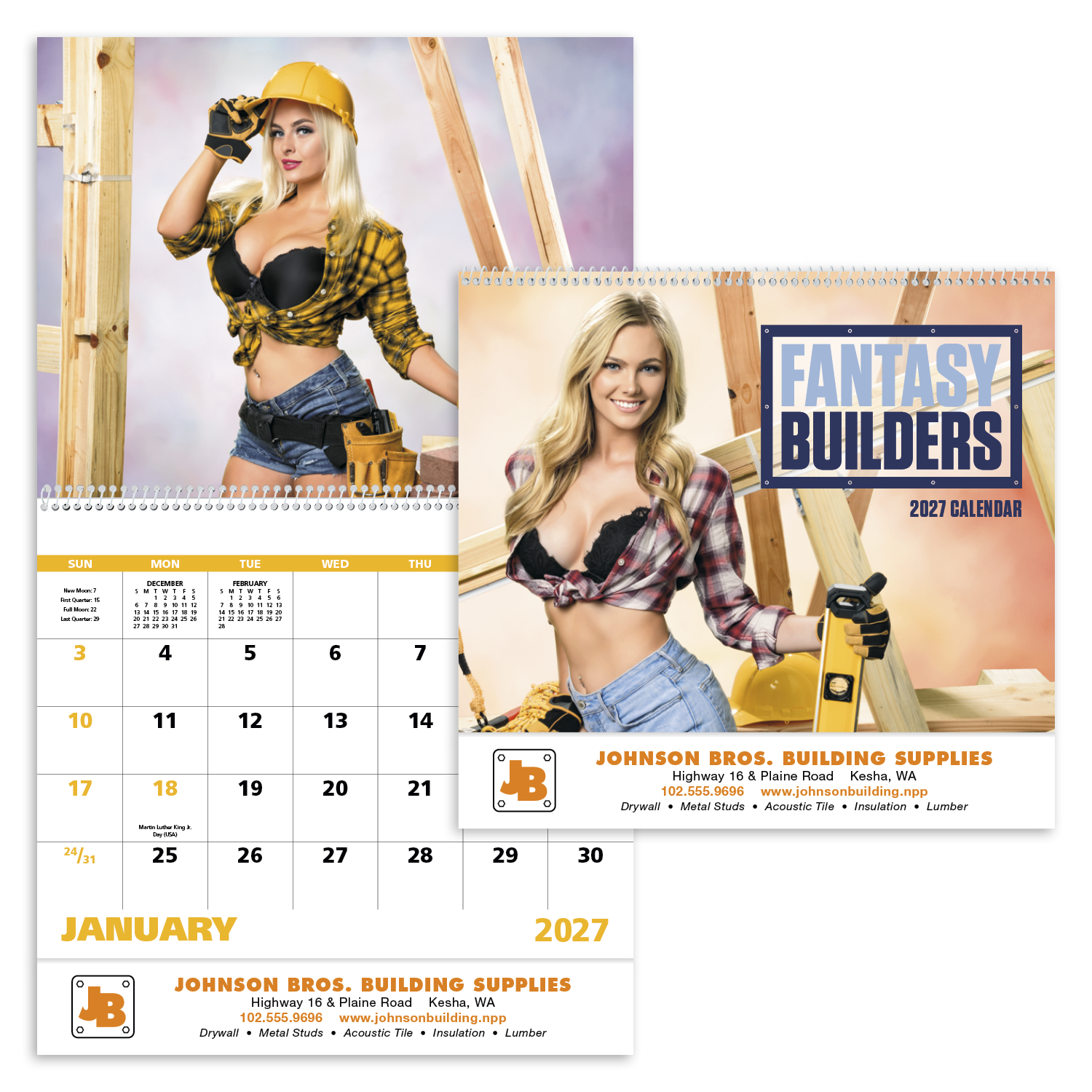 Good Value™ Fantasy Builders - Spiral Calendar 14